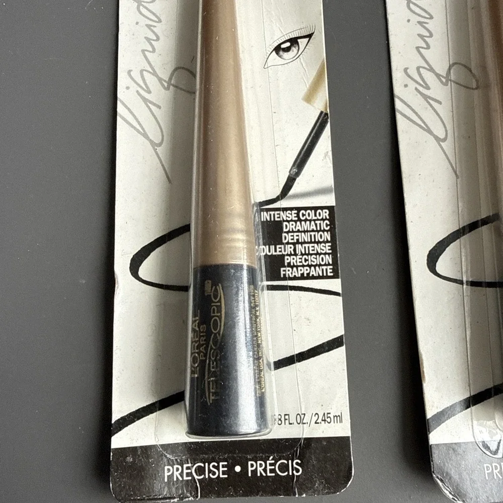 Lot Of 2 L'Oréal Telescopic Control Tip Liquid Eyeliner, #810 Black B70